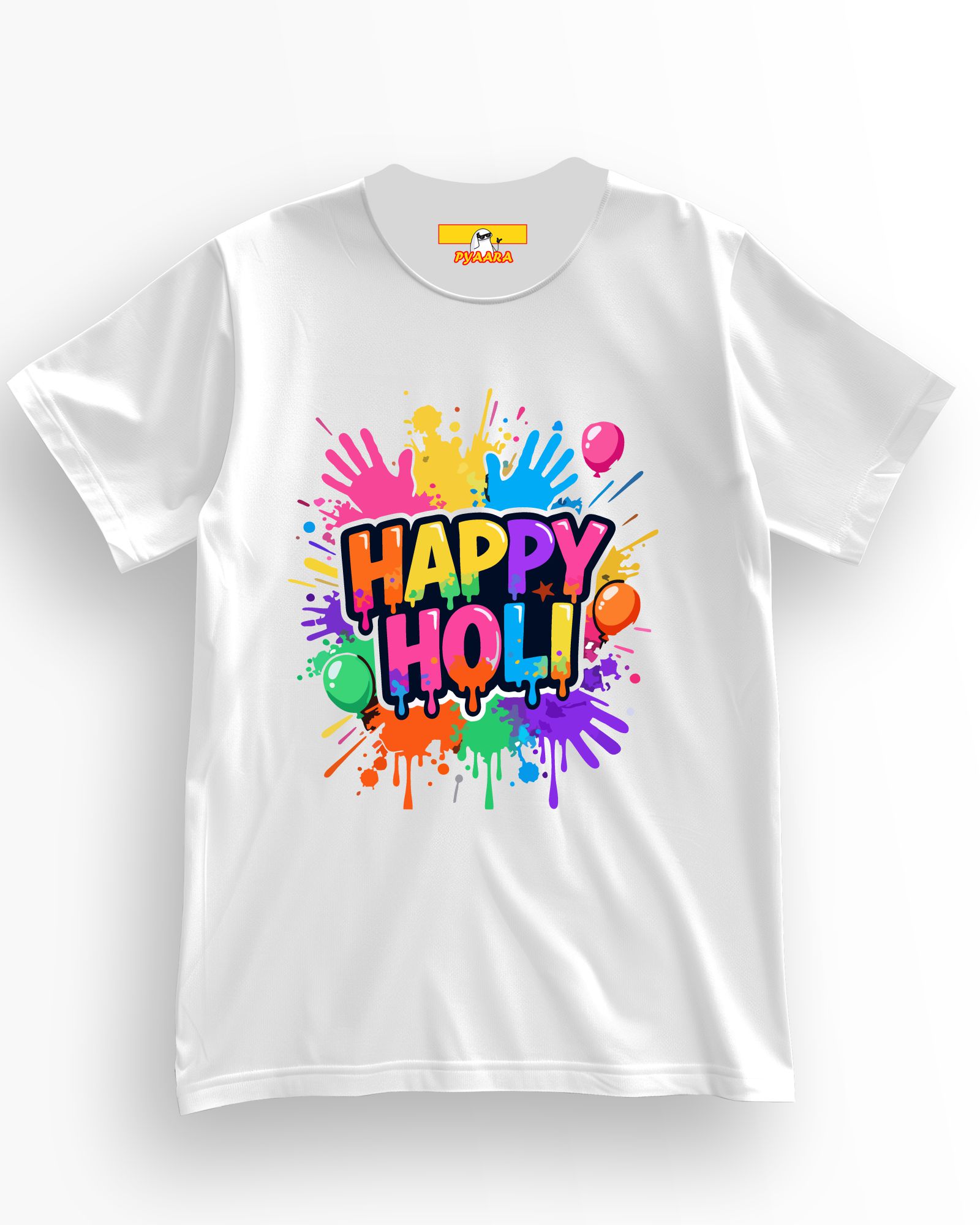 Happy Holi Design 1 T-Shirt (Unisex) 